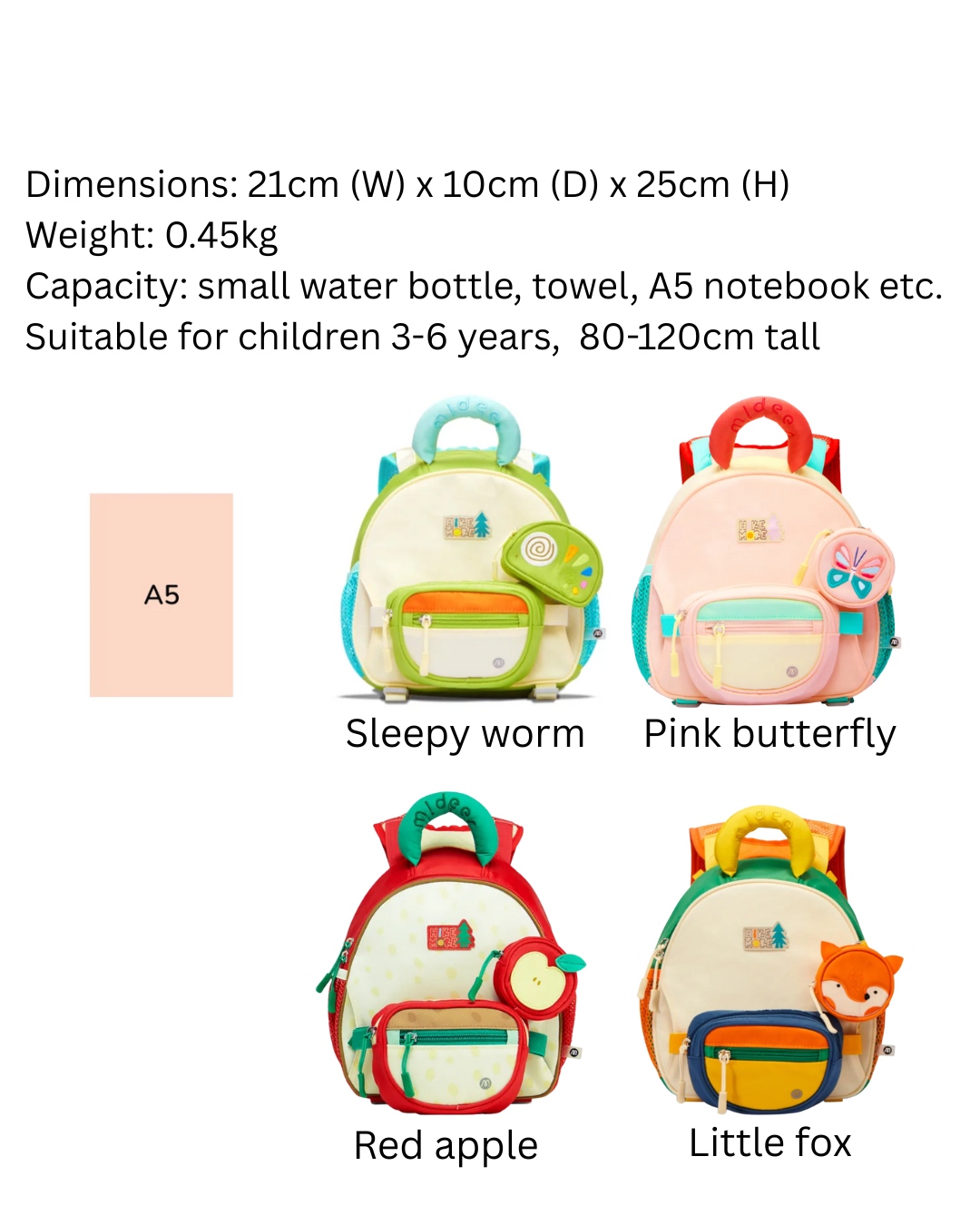 3-in-1 kids outing backpack