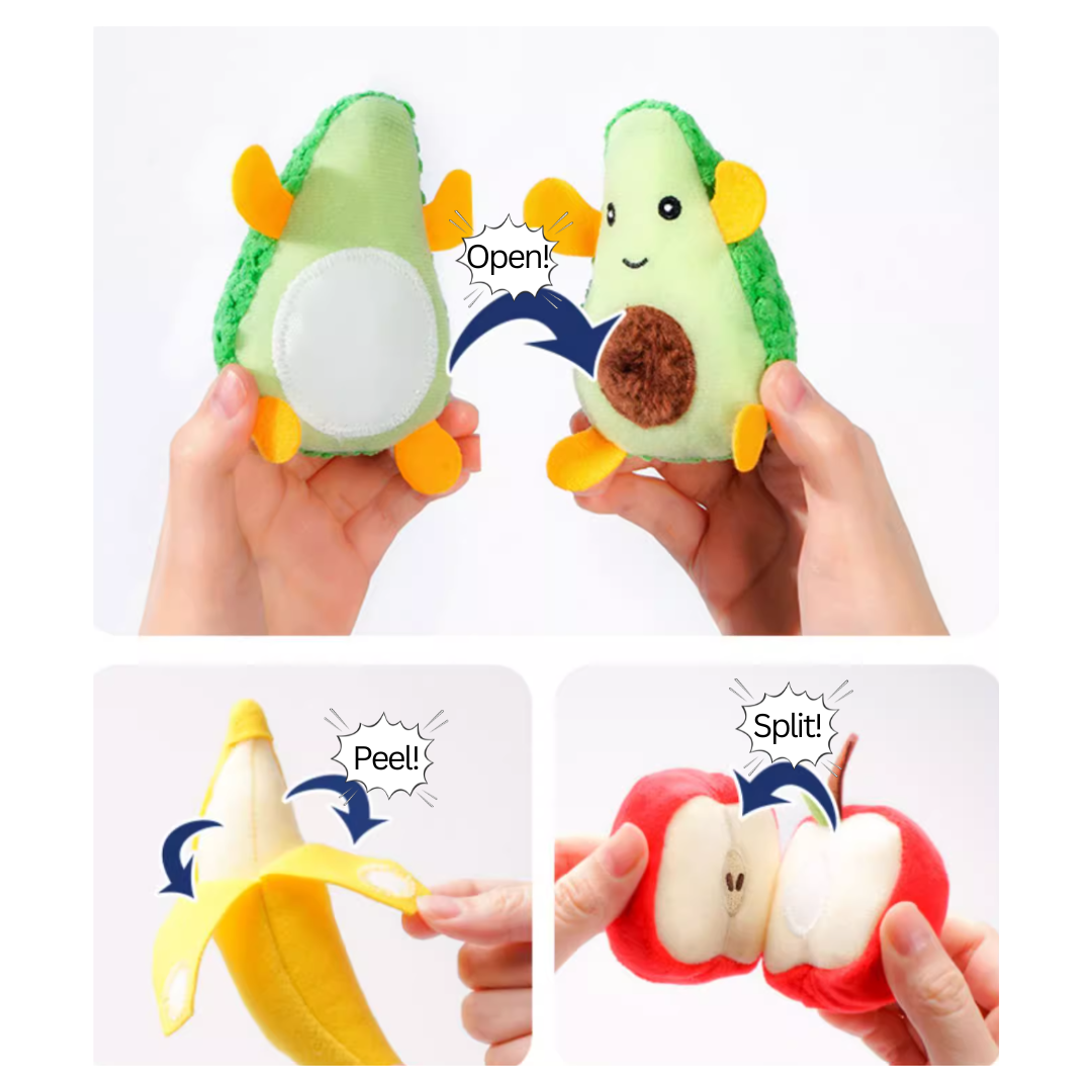 Fruit basket soft toys