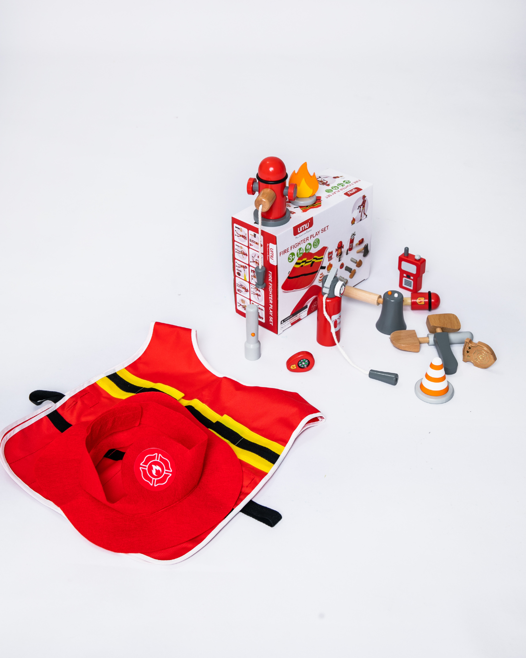 Firefighter play set