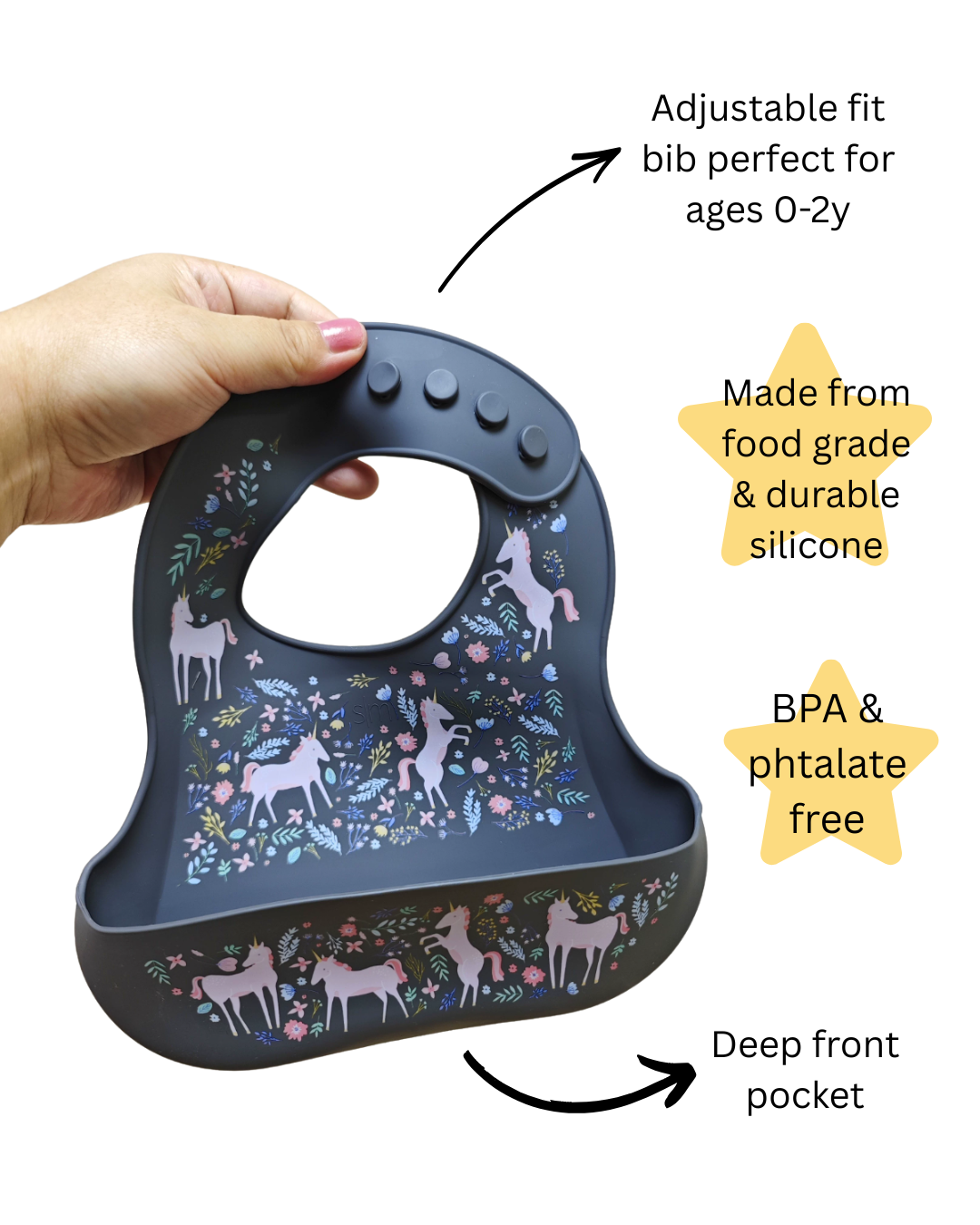 Silicone bib & mat