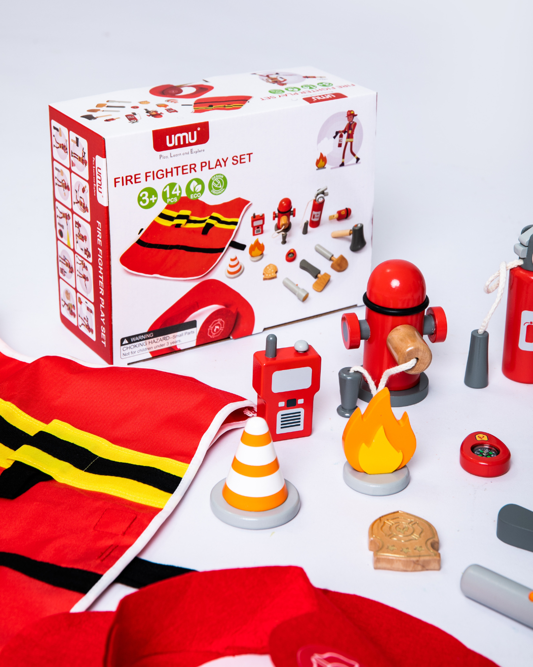 Firefighter play set