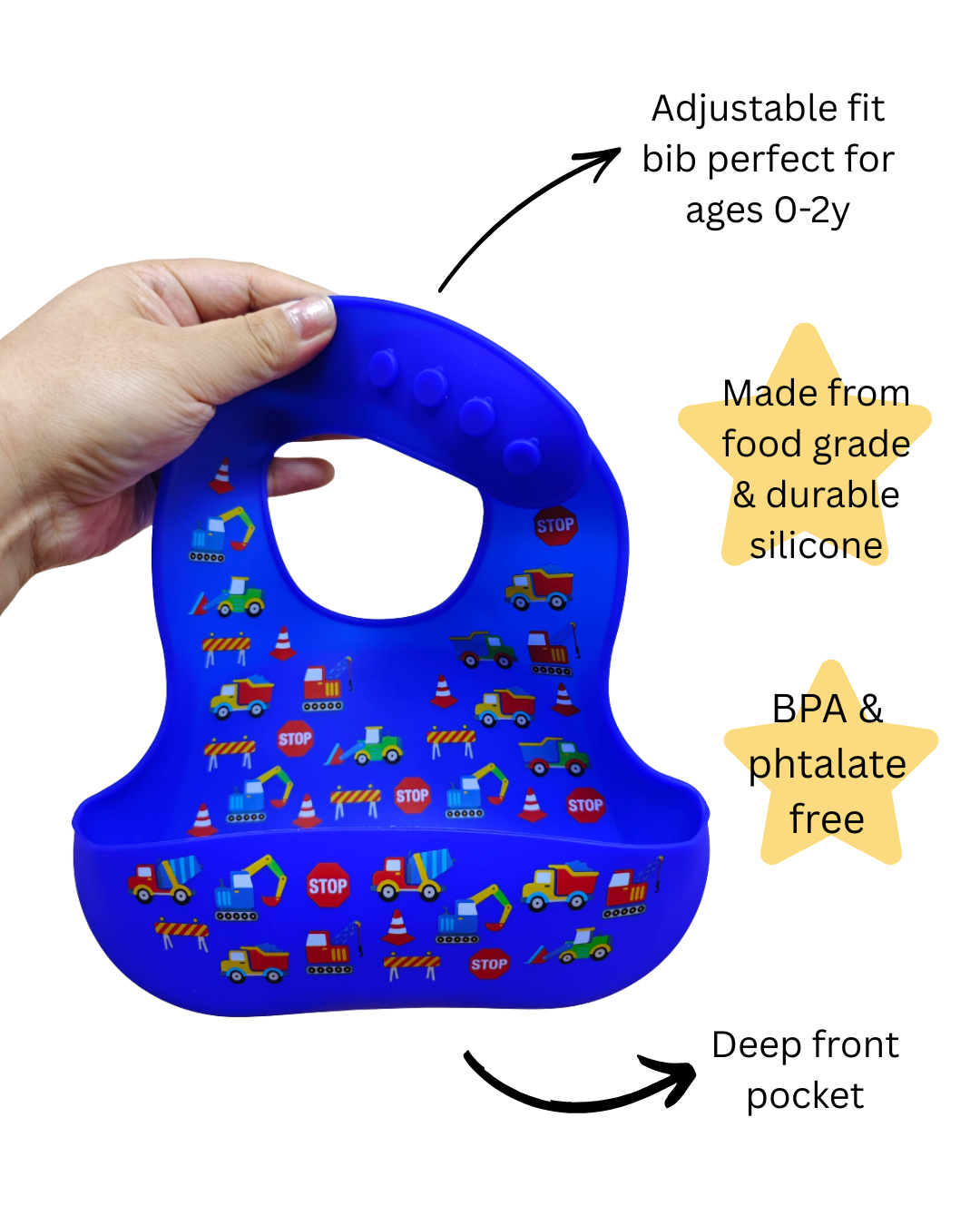 Silicone bib & mat