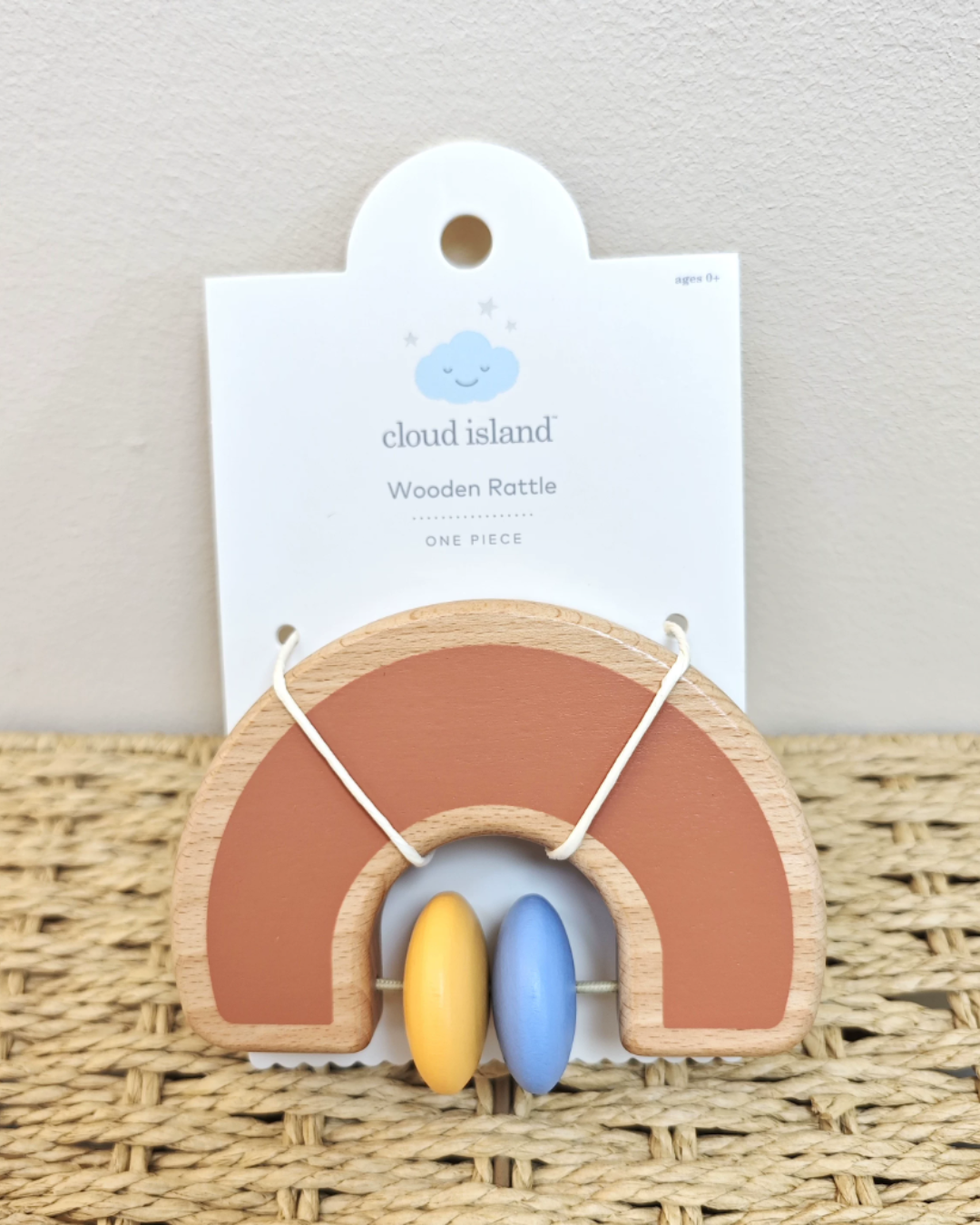 Wooden rattle & teether