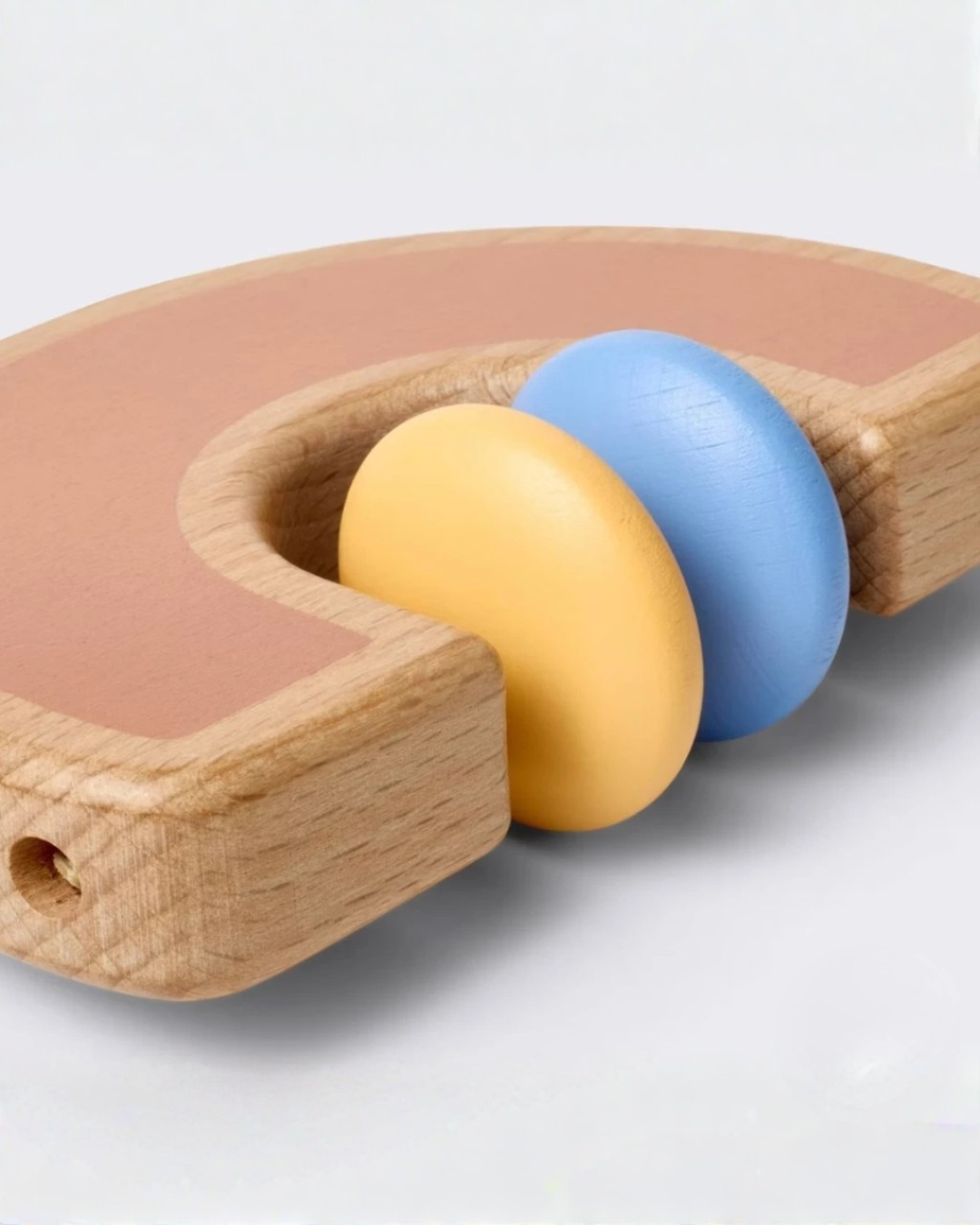 Wooden rattle & teether
