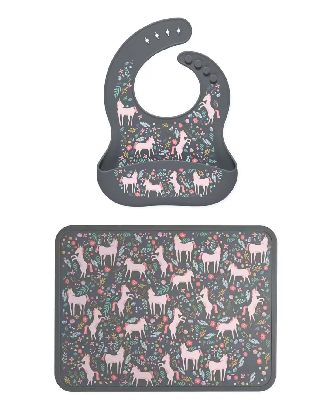 Silicone bib & mat