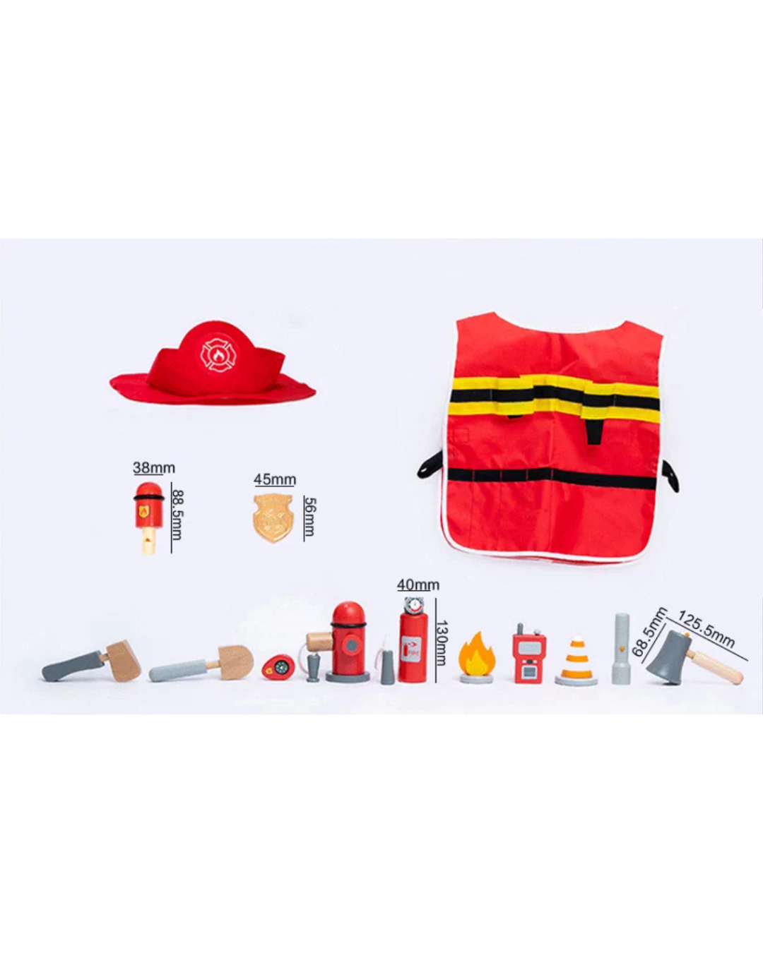 Firefighter play set