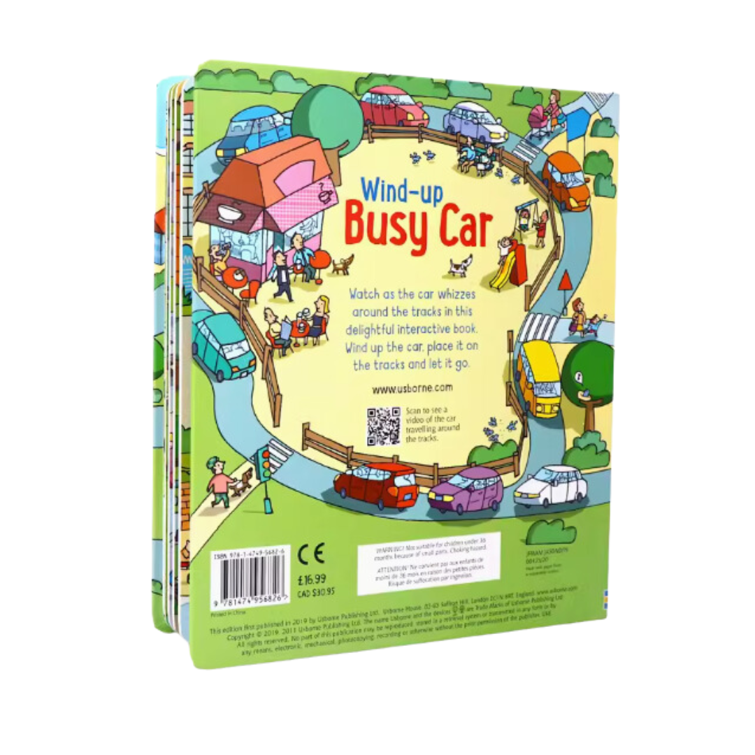 Wind-up busy car