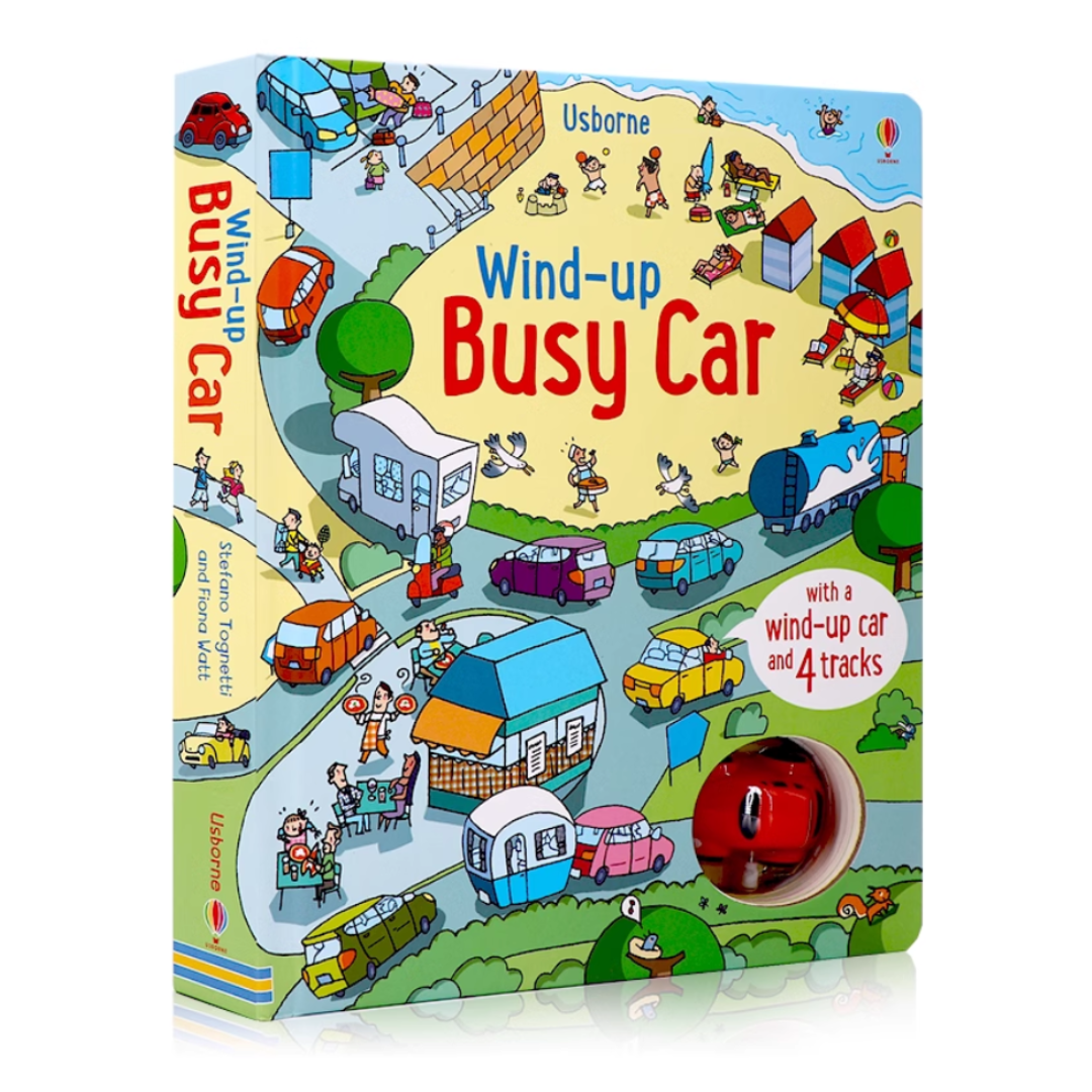 Wind-up busy car