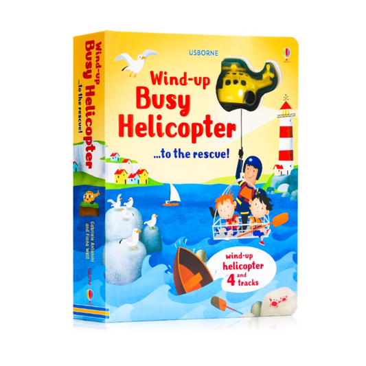 Wind-up busy helicopter